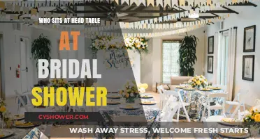 Bridal Shower Seating Etiquette: Who Sits at the Head Table?