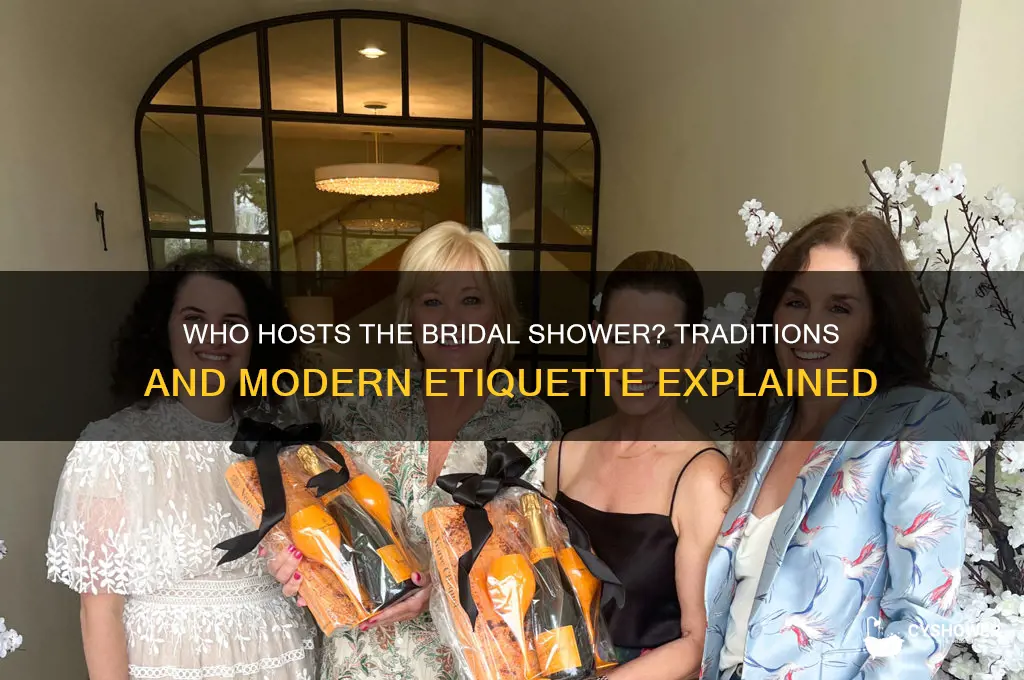 who throws the bride her bridal shower
