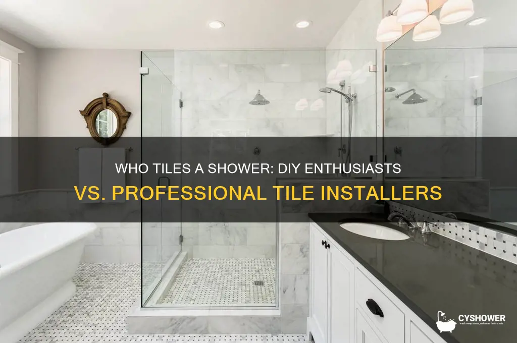 who tiles a shower
