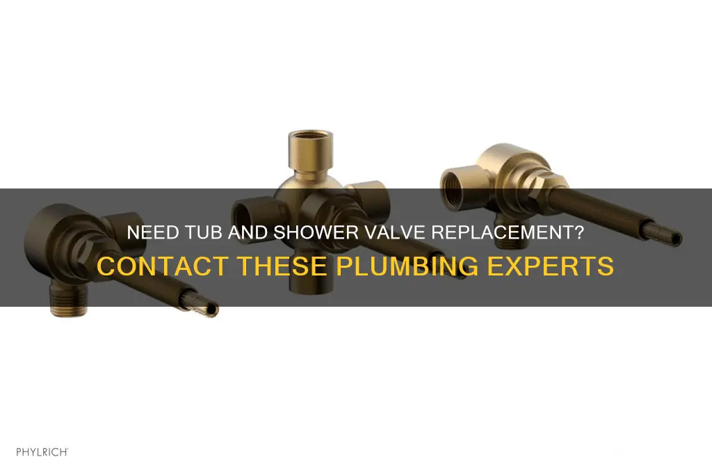 who to contact to replace tub and shower pupes