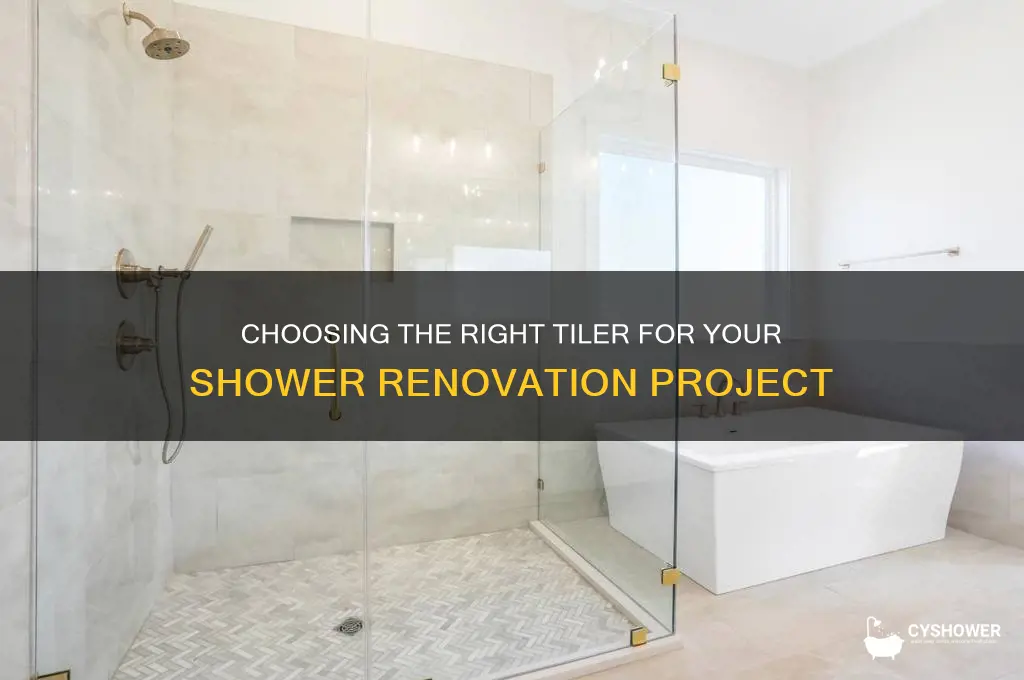who to hire to tile a shower