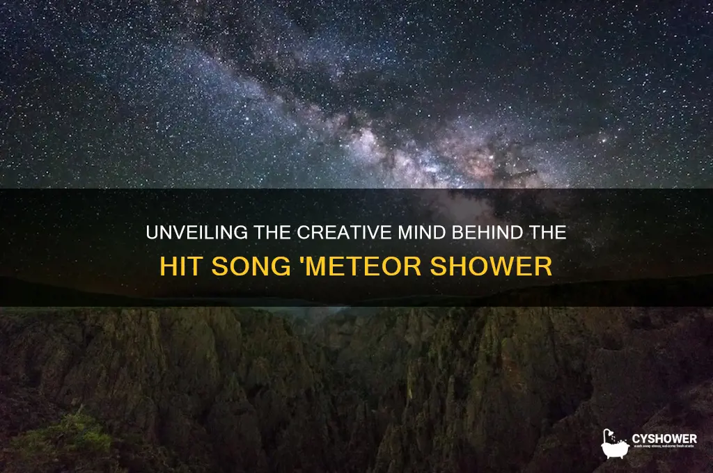 who wrote meteor shower