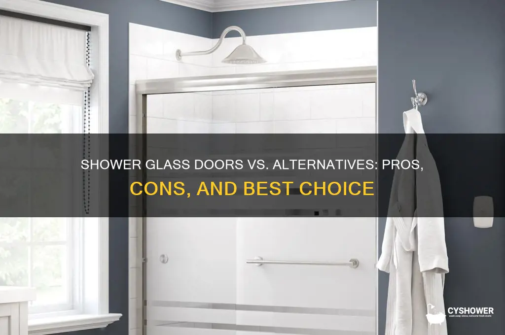 why a shower glass door vs