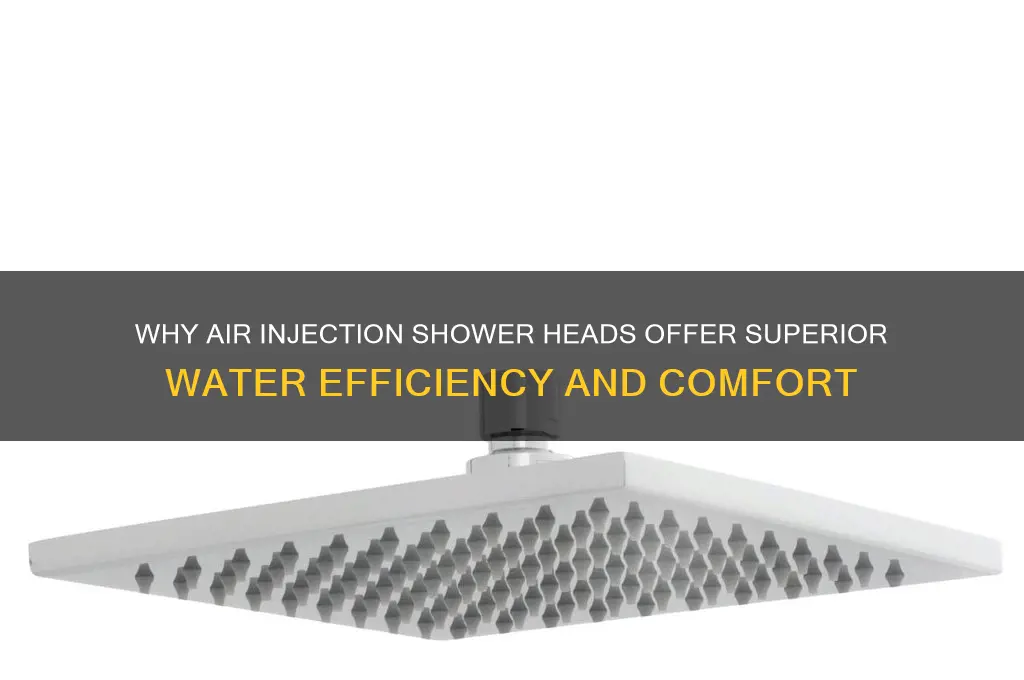 why air injection shower head