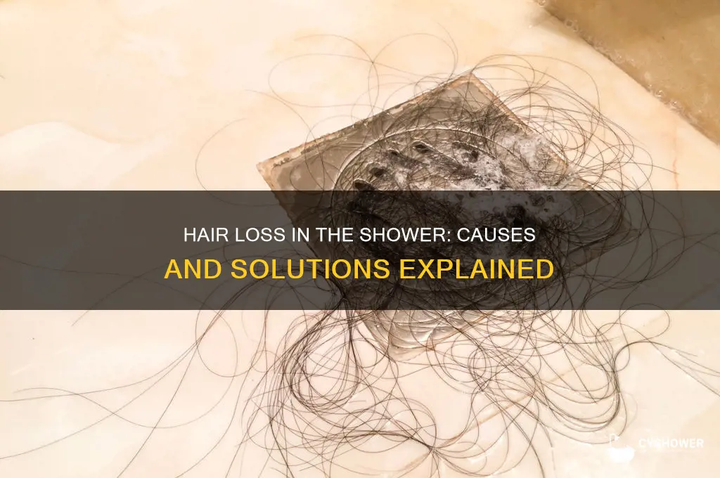 why am i losing chunks of hair in the shower