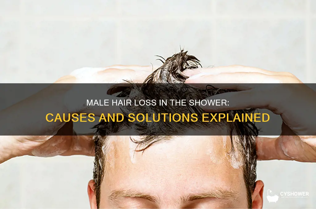 why am i losing hair in the shower male