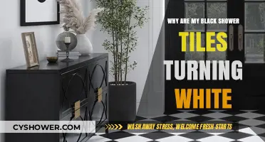 Why Are My Black Shower Tiles Turning White? Causes and Solutions