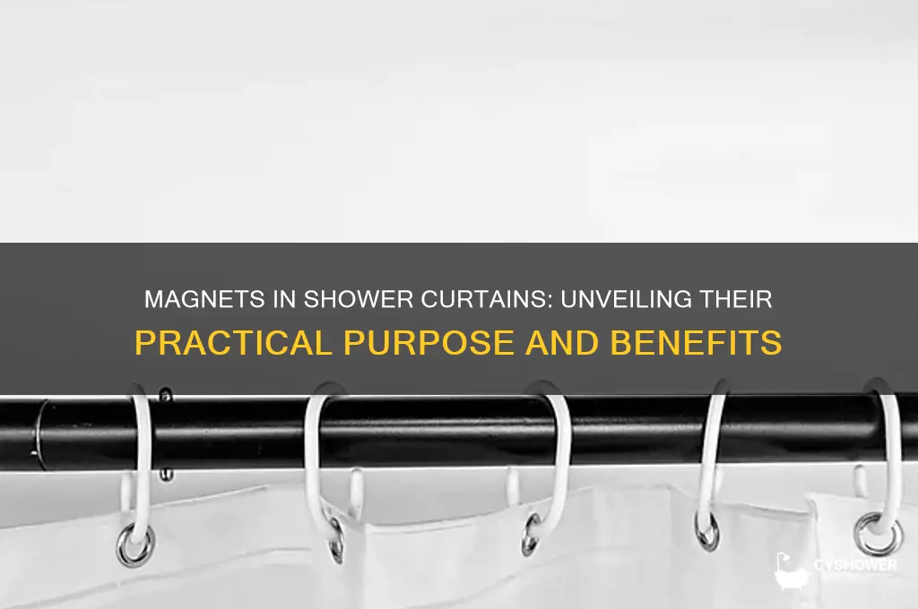 why are there magnets in shower curtains