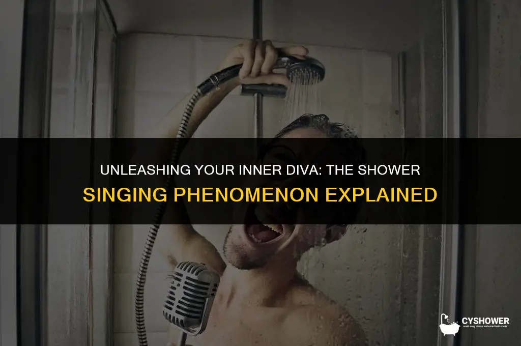 why can i sing better in the shower
