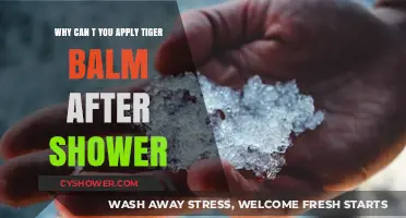 Post-Shower Tiger Balm: Why It's Not the Best Idea