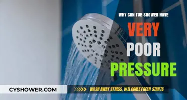 Why Your Tub Shower Might Have Very Poor Pressure