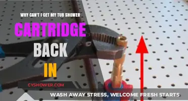 Troubleshooting Tub Shower Cartridge Installation: Common Issues and Solutions