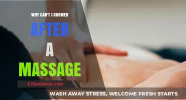 Unraveling the Mystery: Why Showering After a Massage Might Be a No-Go
