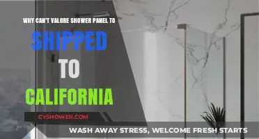 Shipping Woes: Why Valore Shower Panels Can't Reach California