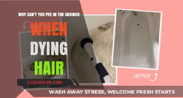 Shower Dyeing Dilemmas: Why You Shouldn't Pee in the Shower