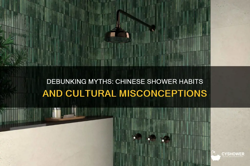 why chinese don t take shower