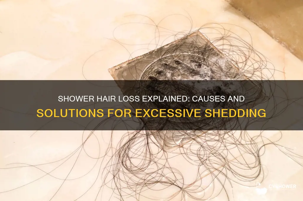 why did so much hair fall out in the shower