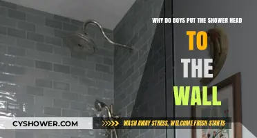 Why Boys Aim the Shower Head at the Wall: Explained