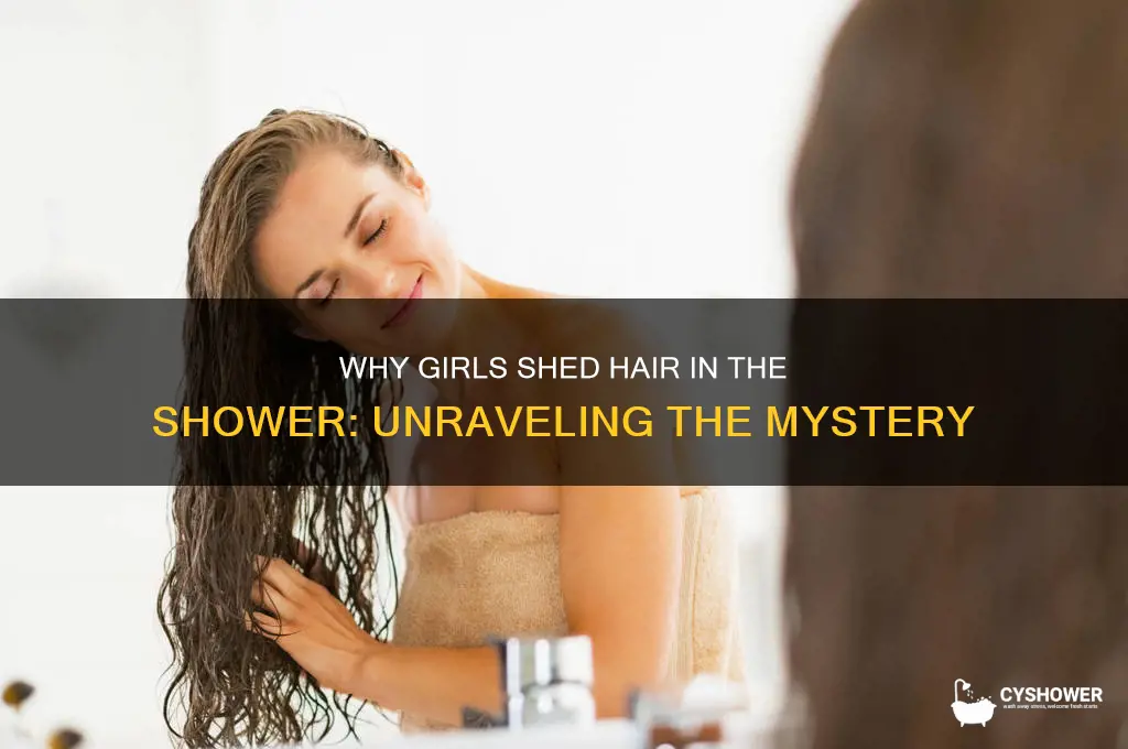 why do girls leave so much hair in the shower