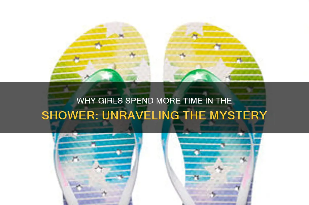 why do girls take long in the shower