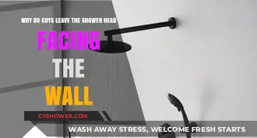 Why Guys Leave the Shower Head Facing the Wall: Explained