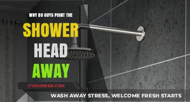 Why Guys Point the Shower Head Away: Uncovering the Habit