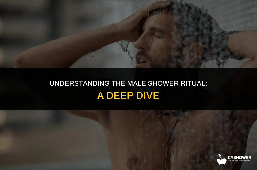why do guys spend so much time in the shower
