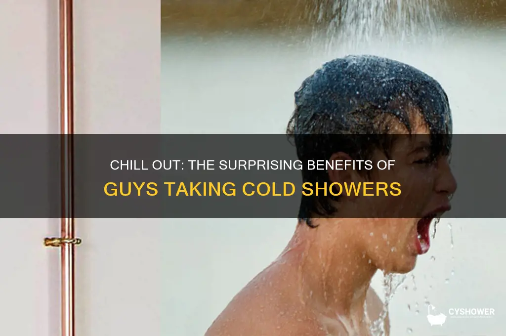 why do guys take a cold shower