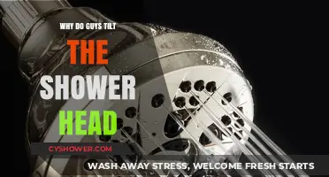 Why Guys Tilt the Shower Head: Uncovering the Practical Reason