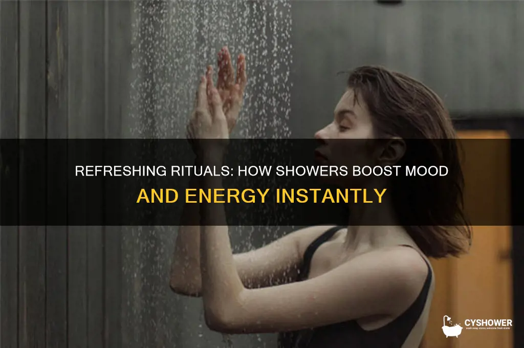 why do i feel better getting a shower