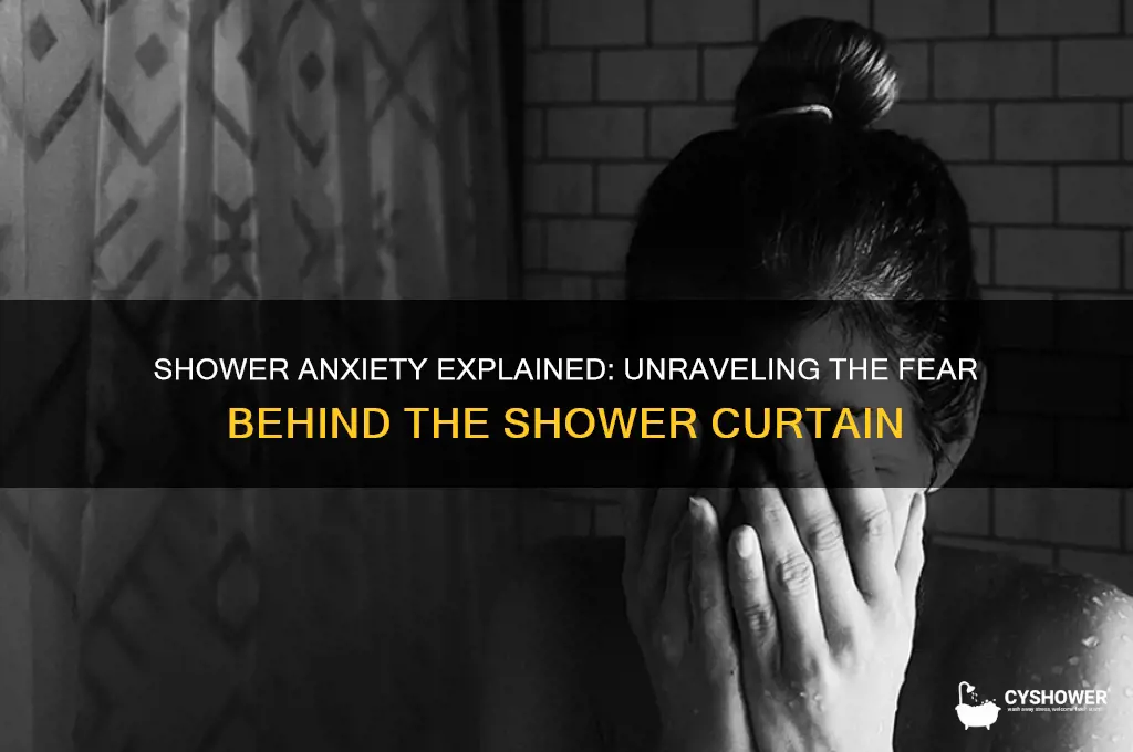 why do i get scared in the shower