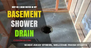Why Does My Basement Shower Drain Sound Like Running Water?