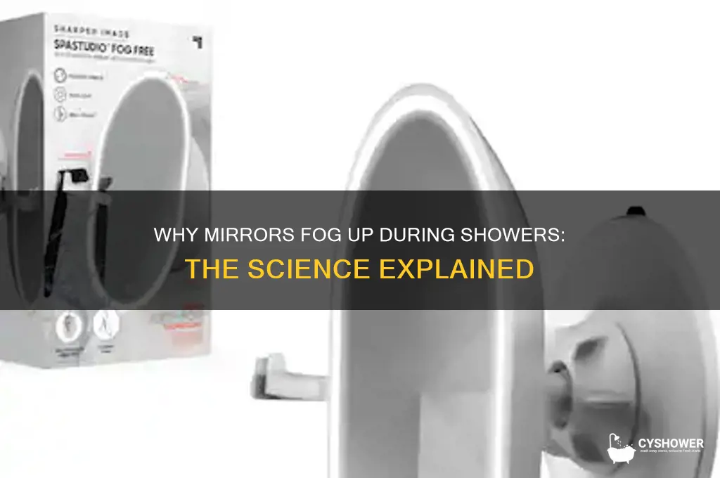 why do mirrors fog up when you take a shower