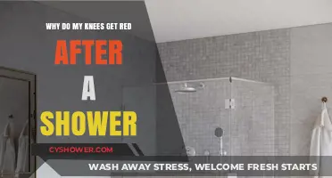 Why Knees Turn Red Post-Shower: Causes and Solutions Explained