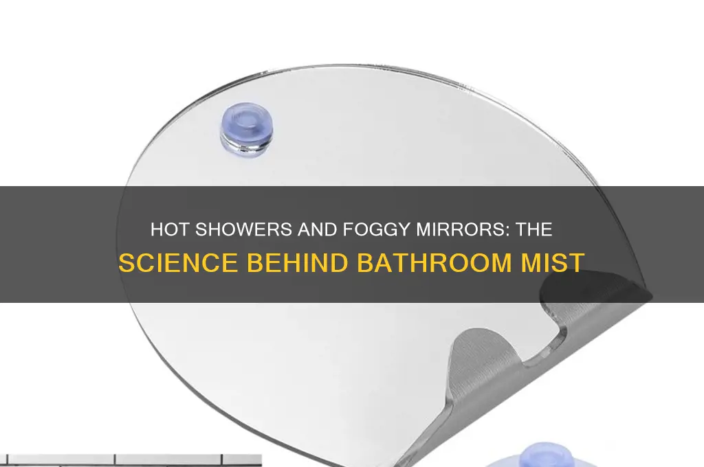 why does fog appear when you take a hot shower