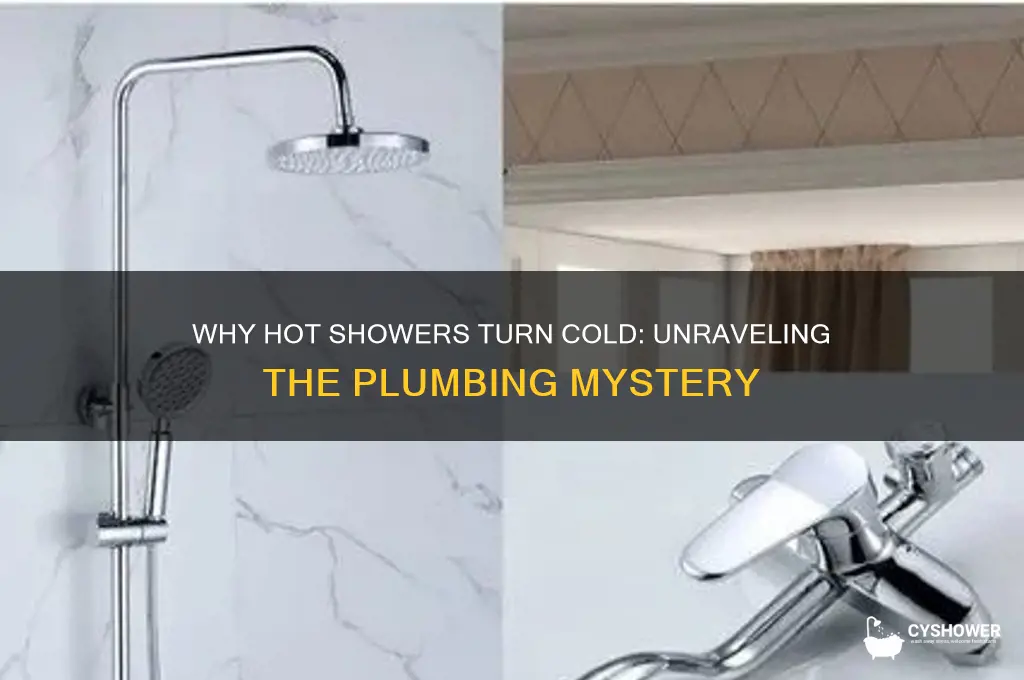 why does hot water go cold in the shower