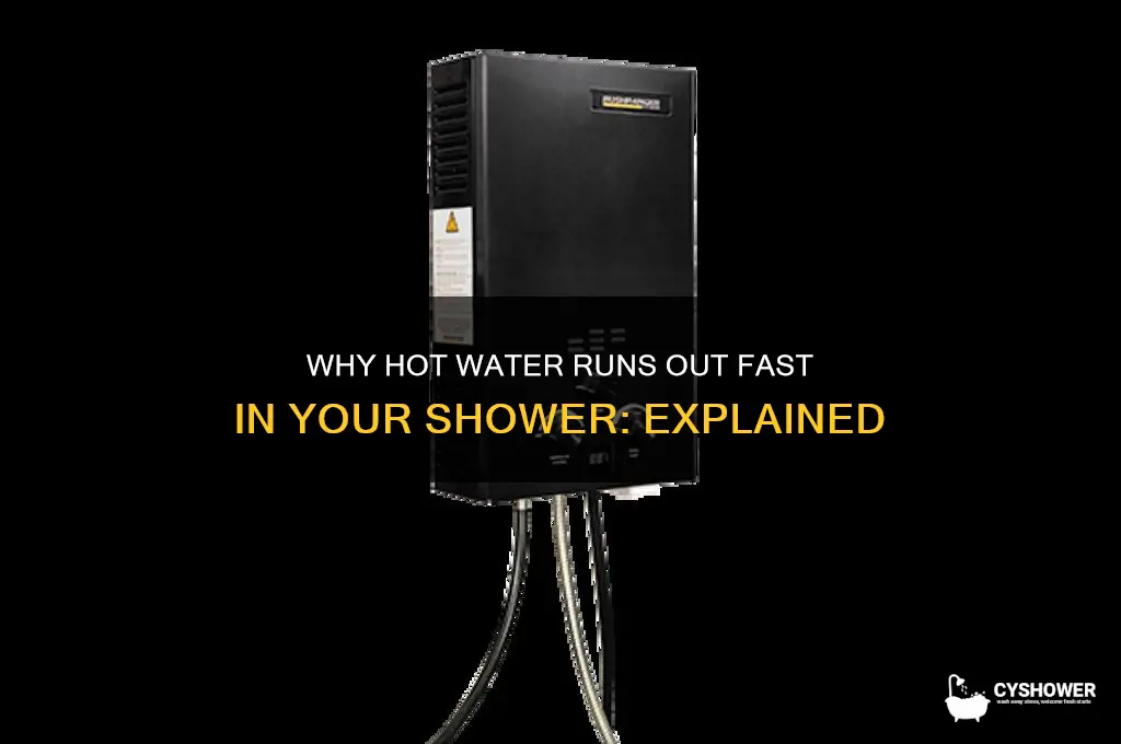 why does hot water not last in shower