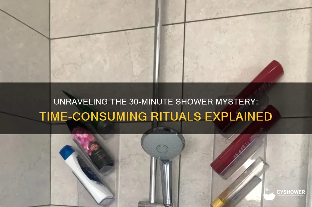 why does it take 30 minutes to shower