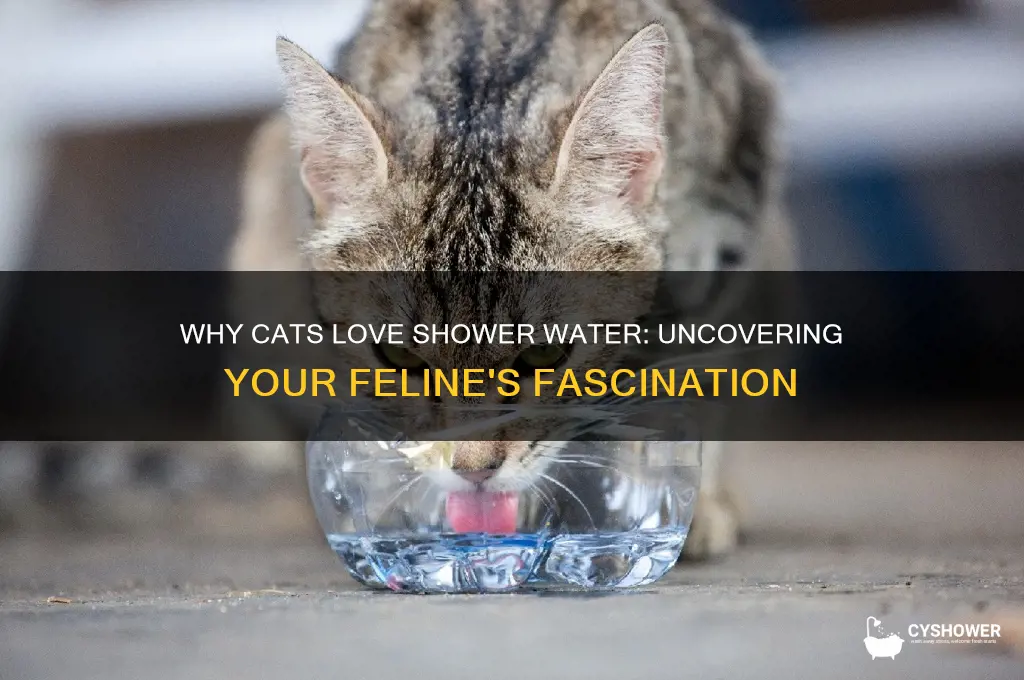 why does my cat drink my shower water
