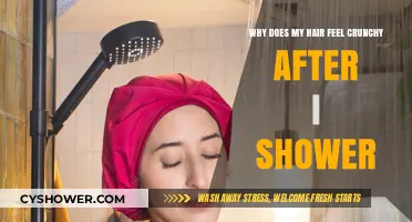 Why Does My Hair Feel Crunchy After Showering? Causes & Fixes