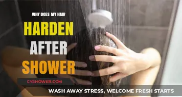 Why Does My Hair Harden After Shower? Causes and Solutions