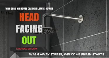 Why Your House Cleaner Leaves the Shower Head Facing Out