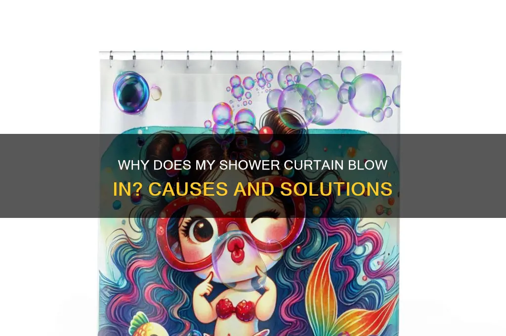 why does my shower curtain blow in