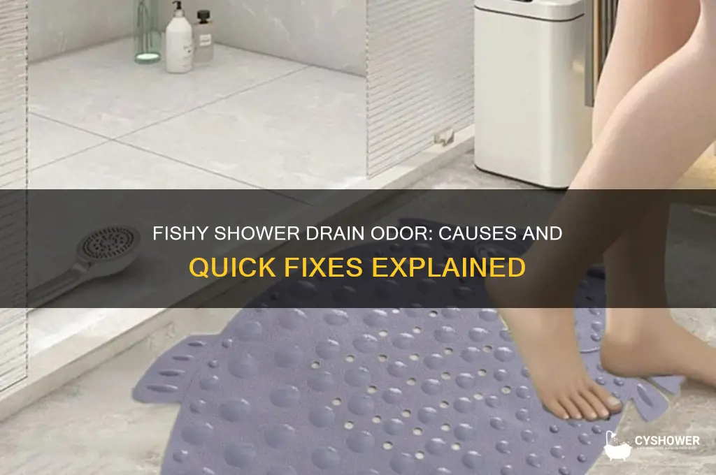 why does my shower drain smell like fish