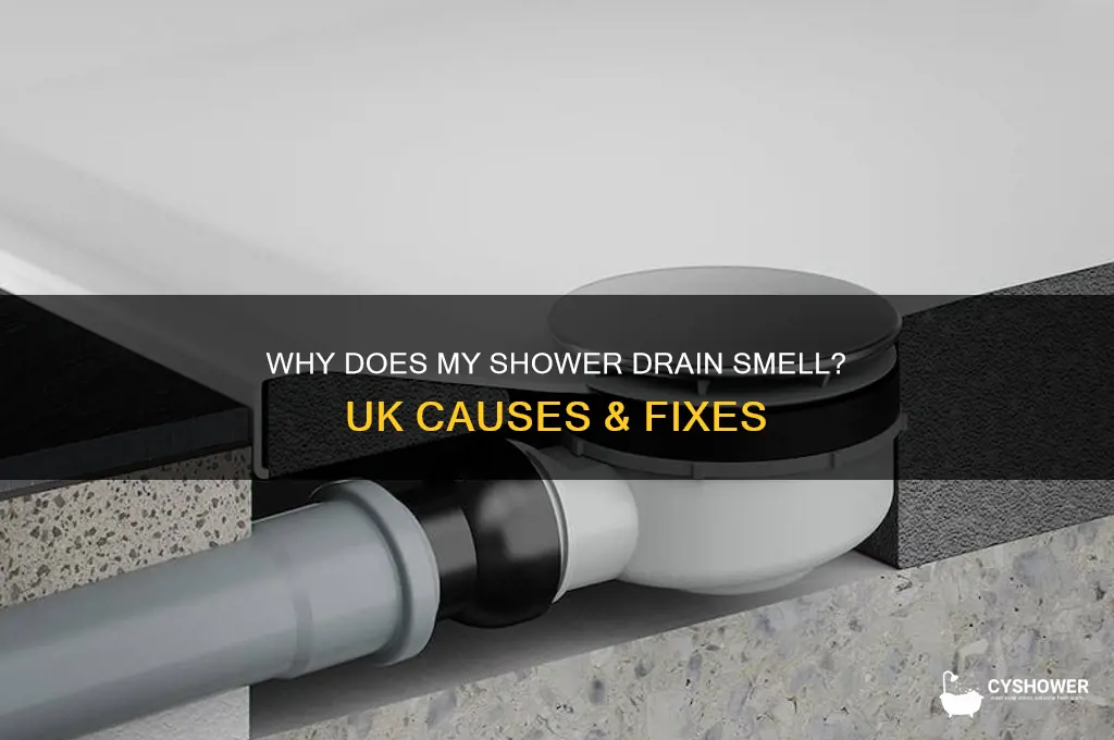 why does my shower drain smell uk