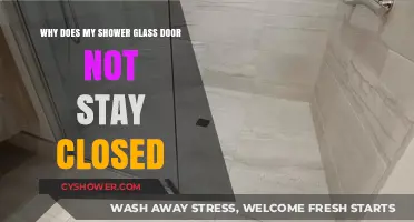 Why Shower Glass Doors Won't Stay Closed: Common Causes & Fixes