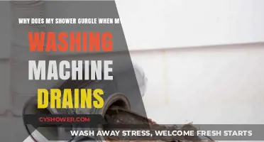 Shower Gurgling When Washing Machine Drains? Here’s Why and How to Fix It