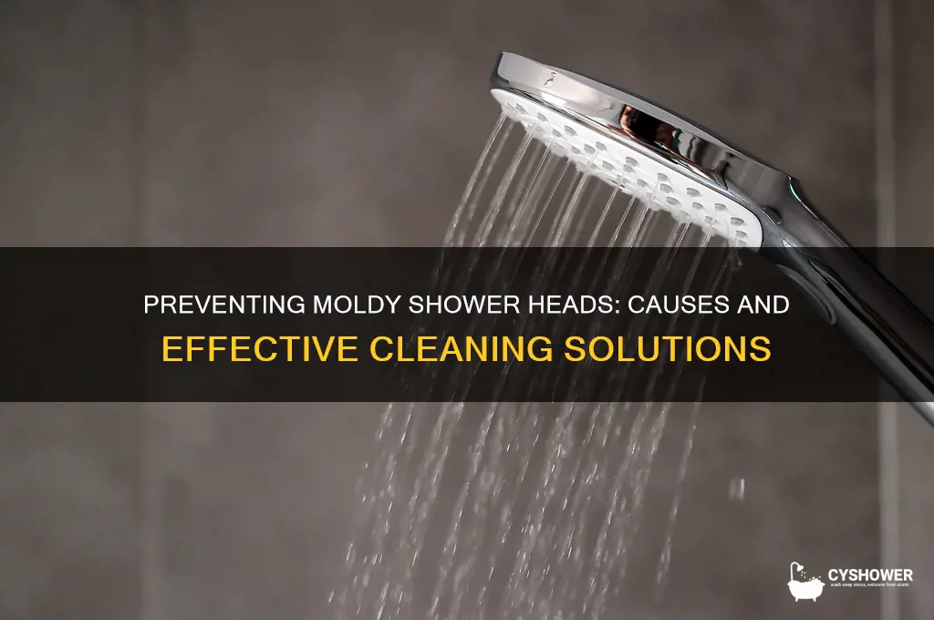 why does my shower head get moldy