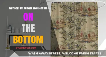 Why Does My Shower Liner Turn Red? Causes and Solutions