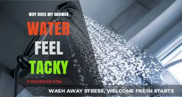 Why Your Shower Water Feels Tacky: Causes and Solutions